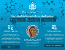 Tablet Screenshot of doctormayaclinic.com